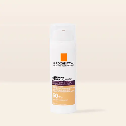  لاروش پوزای ضد آفتاب ضد لک آنتلیوس پیگمنت کرکت (La Roche-Posay Anthelios Pigment Correct SPF 50+)