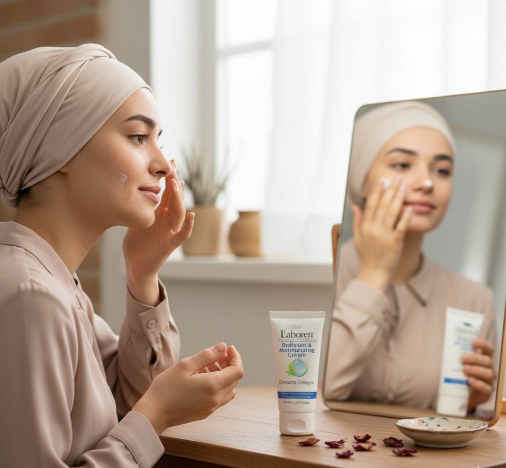 راهنمای مراقبت از پوست خشک کرم ابرسان + روتین صبح و شب