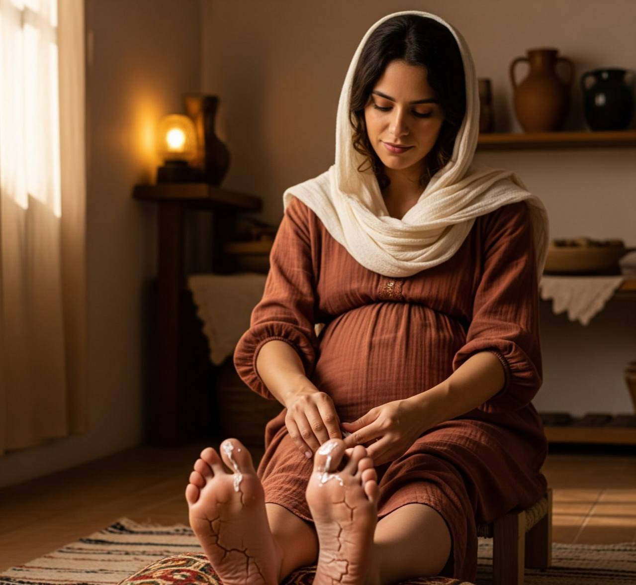 کرم ترک پا جی در بارداری