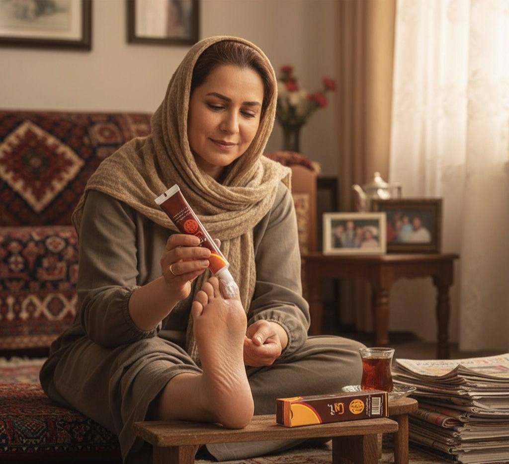 کرم ترک دست و پا