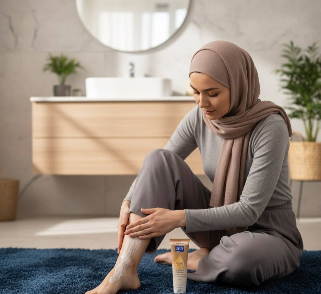 کرم محافظ پای عسل جی (خشکی های شدید پا)