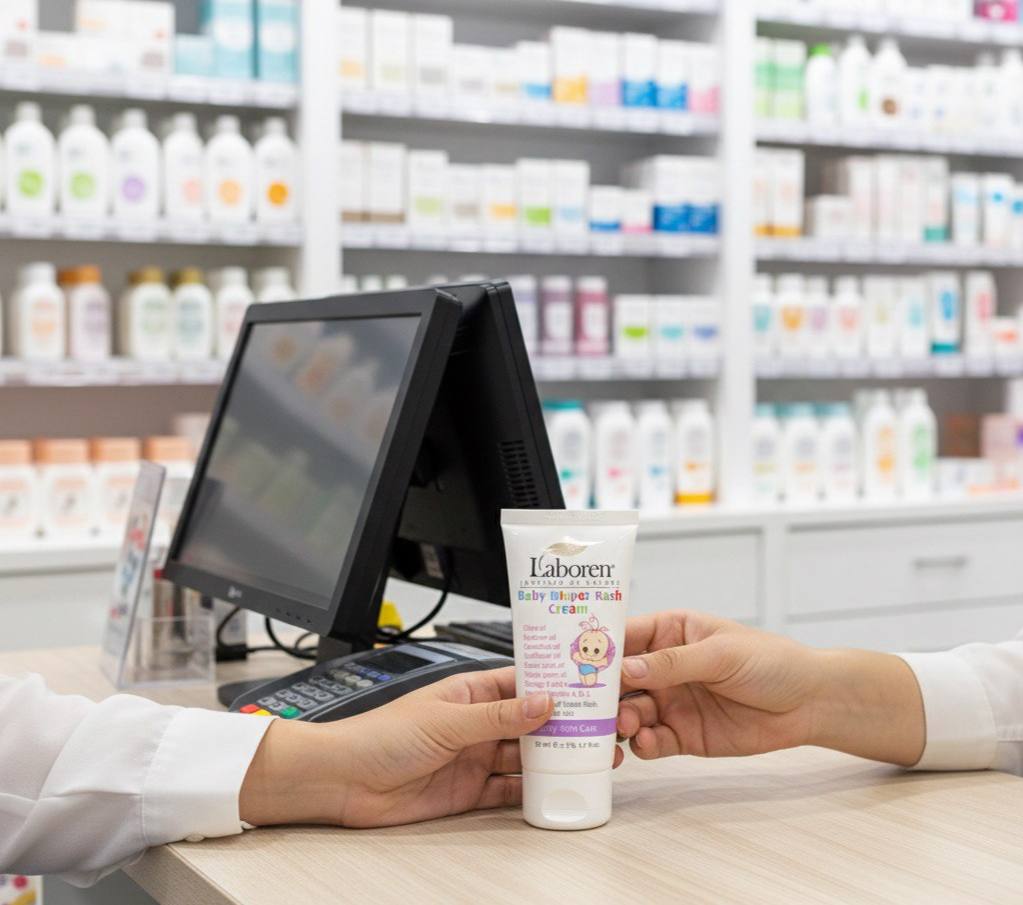 کرم سوختگی پا کودک لابورن