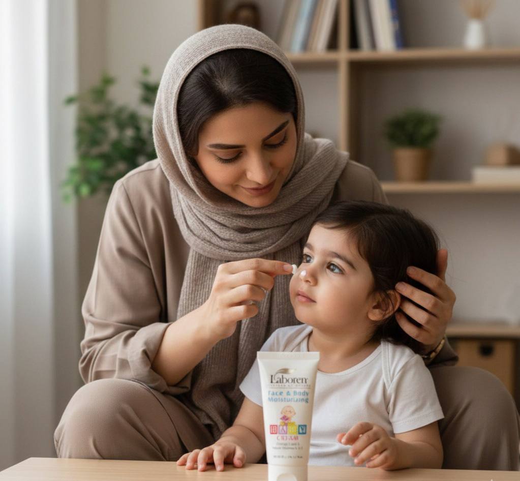 مرطوب کننده صورت و بدن کودک