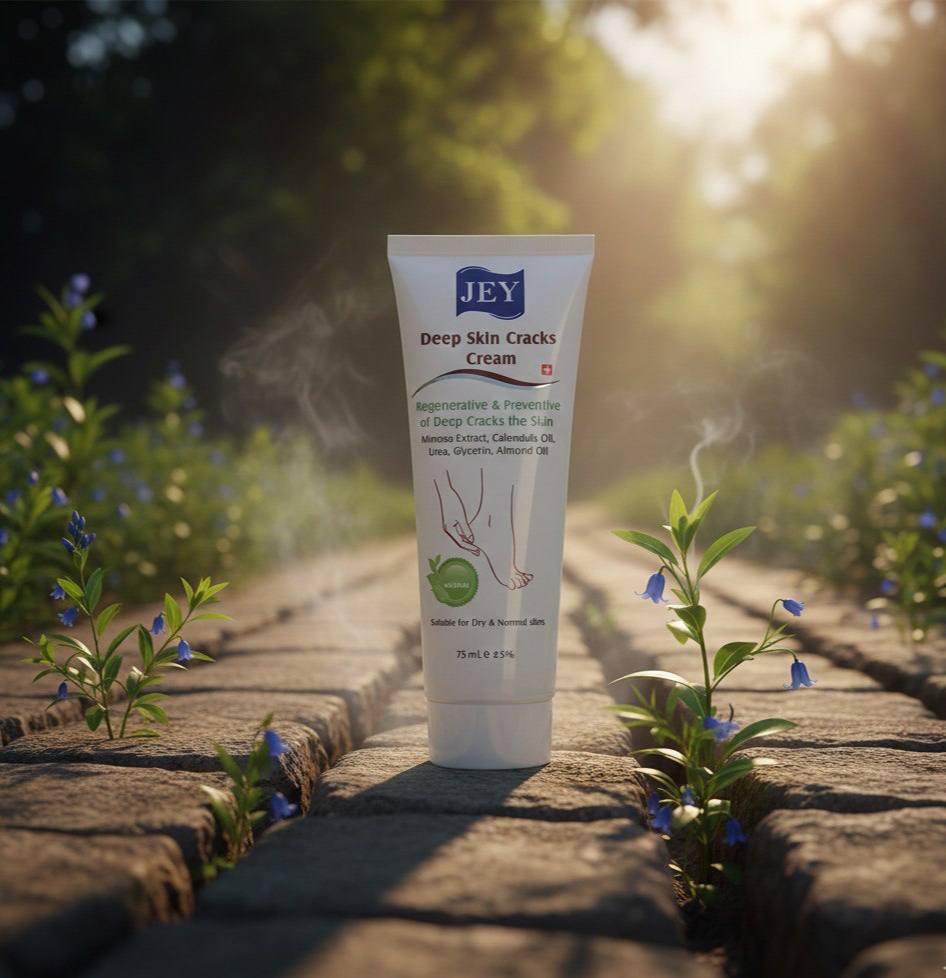 بهبود خشکی و تیرگی قوزک پا به کمک کرم ترک عمیق جی