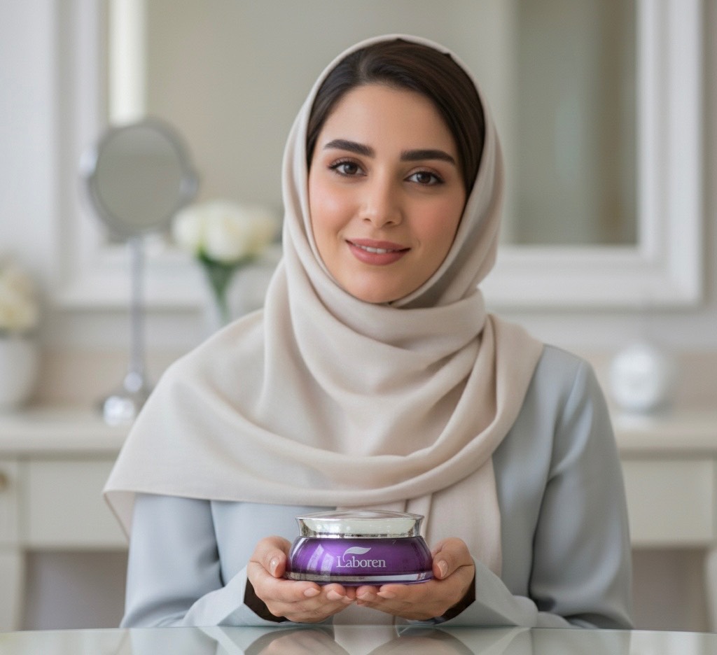 کرم  جوان کننده حاوی عصاره جلبک اسپیرولینا، ویتامین C  لیپوزوم دار و کلاژن لابورن